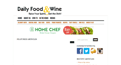 Desktop Screenshot of dailyfoodandwine.com