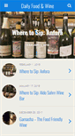 Mobile Screenshot of dailyfoodandwine.com